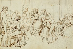 バウアーズウェルでのパーティー、1853年